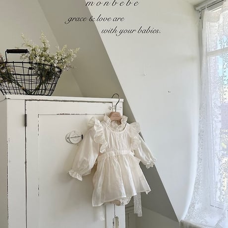 [予約] Lily Layered Dress (Baby) / Monbebe