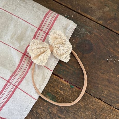 [予約] Noah Ribbon Hairband / OREN by Hibyebebe