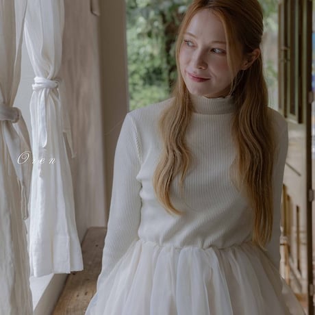 [予約] Severin Organza Dress (Mom) / OREN by Hibyebebe