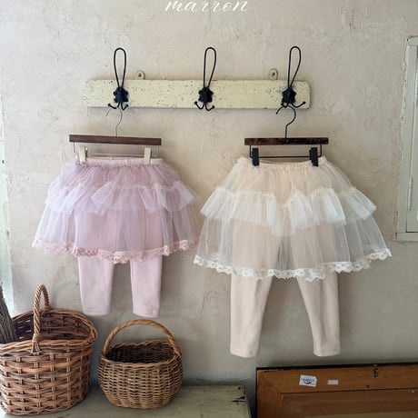 [予約] Kra Cancan Tutu (Fleece-Lined)/ marron