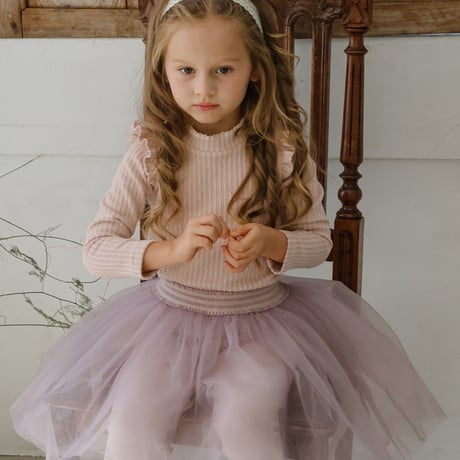 [予約] Moen tulle skirt leggings/ Puella FLO