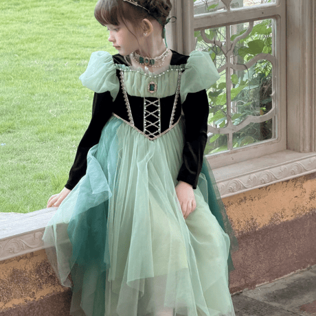 [予約] Evergreen Waltz Princess Dress (&Cape SET)