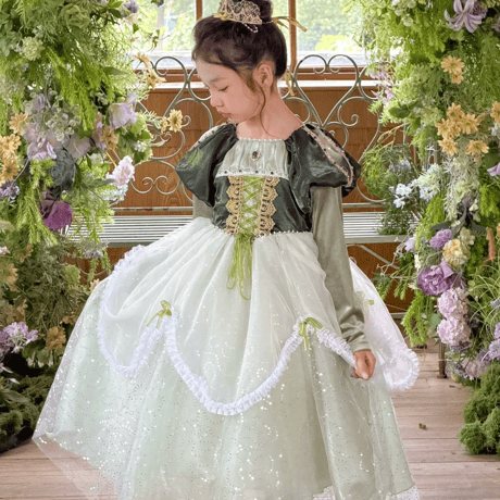 [予約] Sage Serenade Princess Dress(&Cape SET)