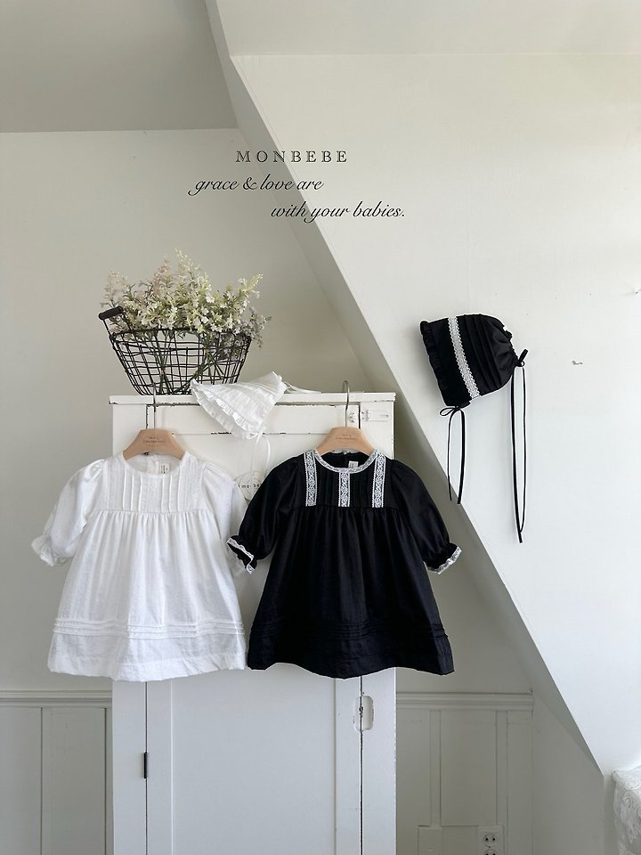 予約] Satin Pintuck Bonnet/ Monbebe | Mimiel