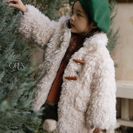 [予約] Bernie Toggle Fur Jacket/ OREN by Hibyebebe