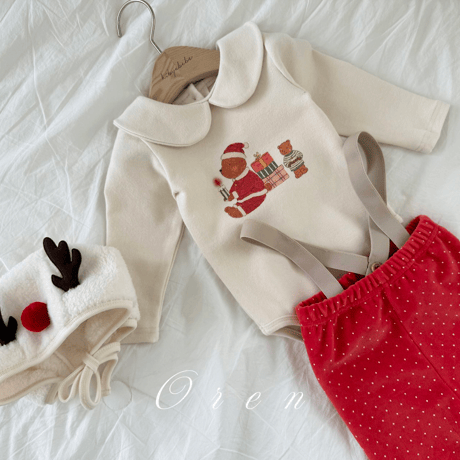 [予約] Ange Blanc Footed Leggings (bebe)/ OREN by Hibyebebe