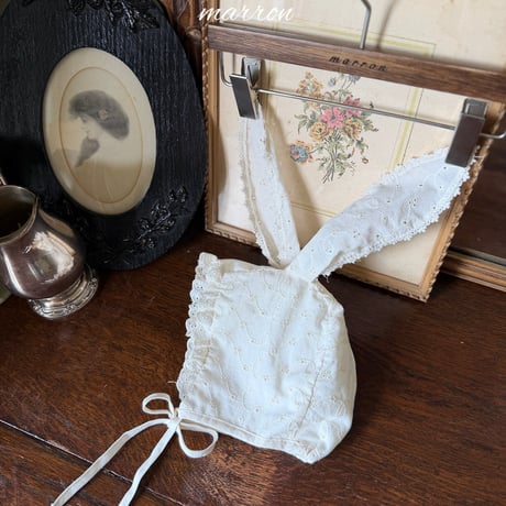 [予約] Rabbit bonnet/ marron
