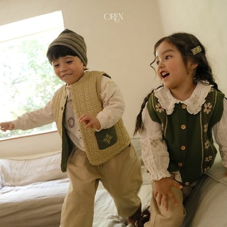 [予約] Morris Padded Vest (3oz)/ OREN by Hibyebebe