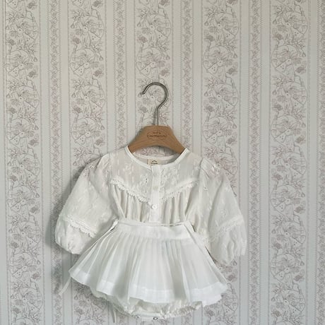 [予約] Layered Pleated Apron (kids) / Monbebe
