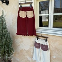 [予約] Naomi Ruffle Corduroy Pants/ OREN by Hibyebebe