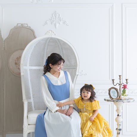 [予約] Sky Story Apron Dress Set (Adult) (& Daisy Botton Blouse)