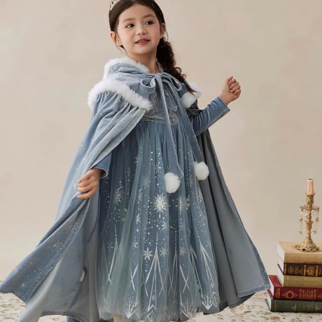 [予約] Snow Winter Glow Dress  (& Cloak)