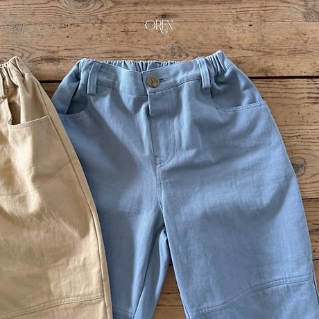 [予約] Flow Cotton Pants/ OREN by Hibyebeb