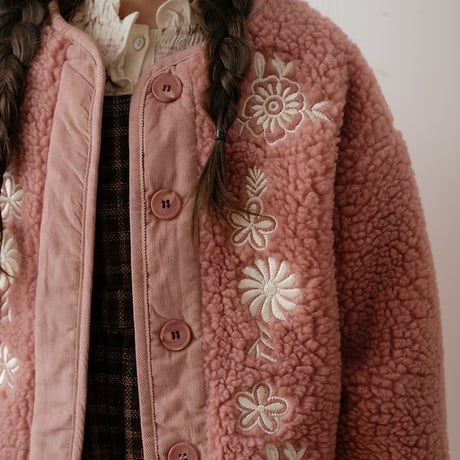[予約] Lavinia Dumble Fleece Jacket/ OREN by Hibyebebe