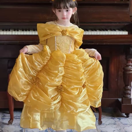 [予約] Marigold Sonata Princess Dress(&Cape SET)