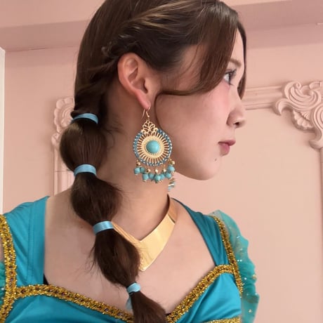[予約] Turquoise Oasis Chandelier Earrings