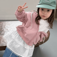 [予約] Pinky dot hooded zip-up/ aiai