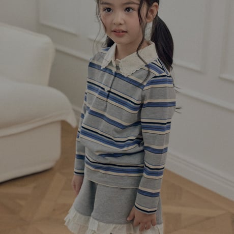 [予約] Lavieen Collar T-shirt/ Roa
