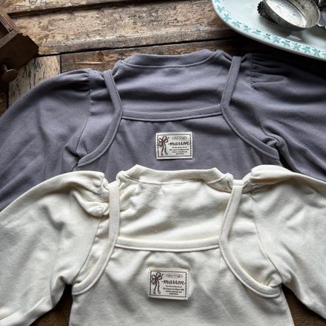 [予約] Shushu T-shirt/ marron