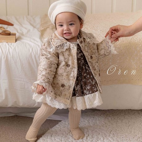 [予約] Brielle Baby Puffer Jacket OREN by Hibyebebe
