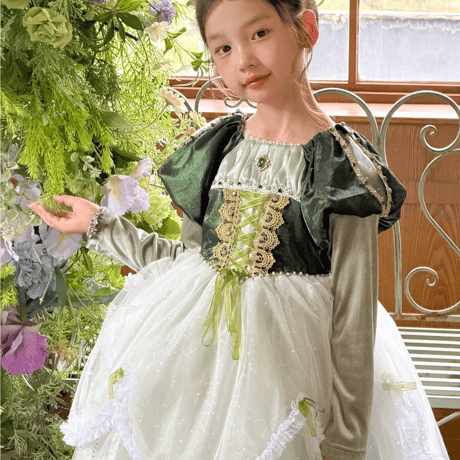 [予約] Sage Serenade Princess Dress(&Cape SET)