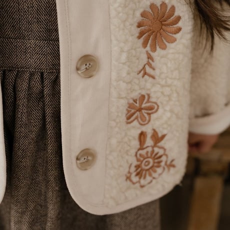 [予約] Lavinia Dumble Fleece Jacket/ OREN by Hibyebebe