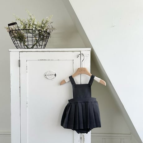 [予約] Louis Pleated Suspender Suit/ Monbebe