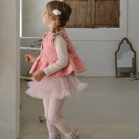 [予約] pposong fur vest/ Puella FLO