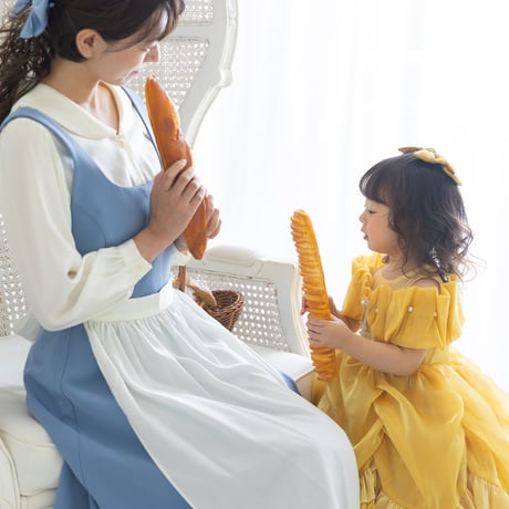 [予約] Sky Story Apron Dress Set (Adult) (& Daisy Botton Blouse)