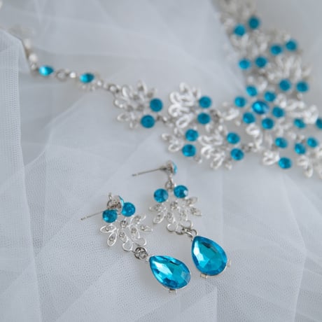 [予約] Aqua Bloom Jewelry Set