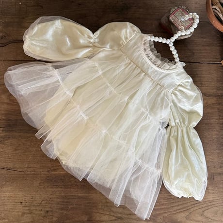 [予約] Cezanne Sha Dress/ OREN by Hibyebebe