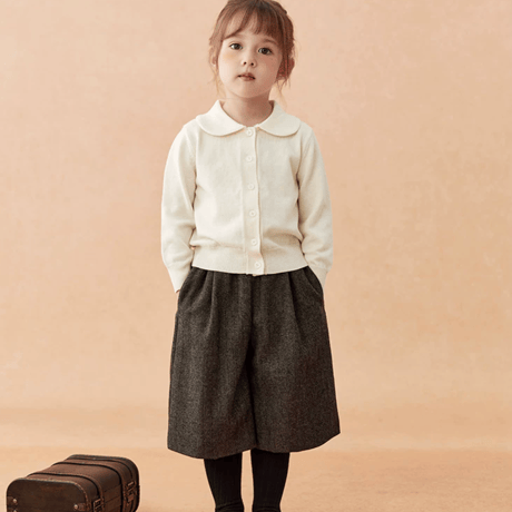 [予約] Soft Peter Pan Wool Knit Top