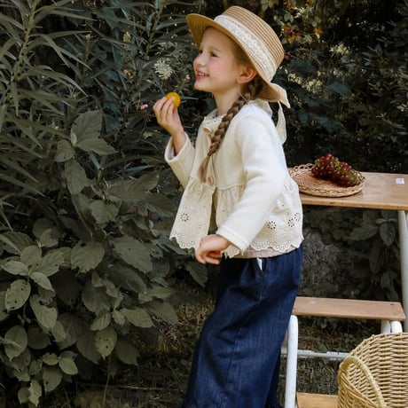 [予約] Cha-Cha Denim Pants / Puella FLO