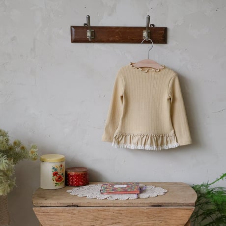 [予約] Bibi Ribbed T-Shirt/ Puella FLO