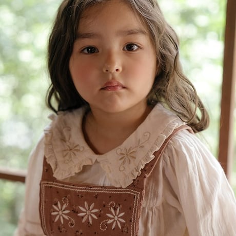 [予約] Honey Beige Blouse/ OREN by Hibyebebe
