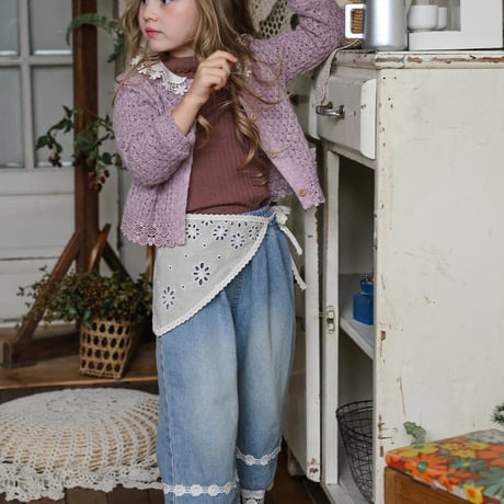 [予約] Ail denim Pants/ Puella FLO