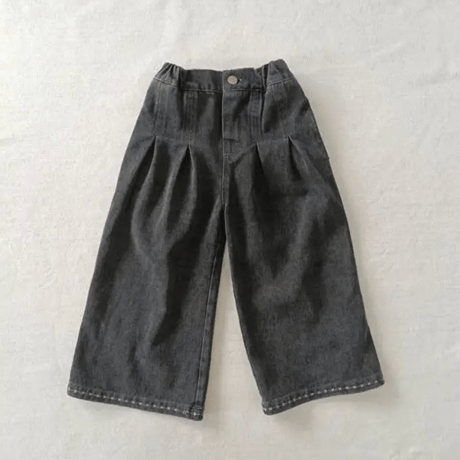 [予約] Pintuck wide-leg pants/ aiai