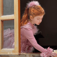 [予約] Dusty Rose Ruffle T-shirt