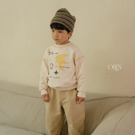 [予約] Flow Cotton Pants/ OREN by Hibyebeb