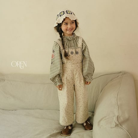 [予約] Olive Garden Overalls/ OREN by Hibyebebe