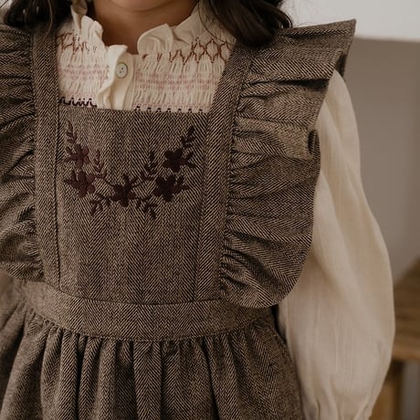 [予約] Solen Suspenders Dress/ OREN by Hibyebebe