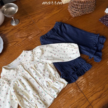 [予約] Mary Blouse/ marron