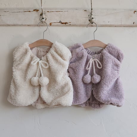 [予約] Elle fur vest/  Puella FLO