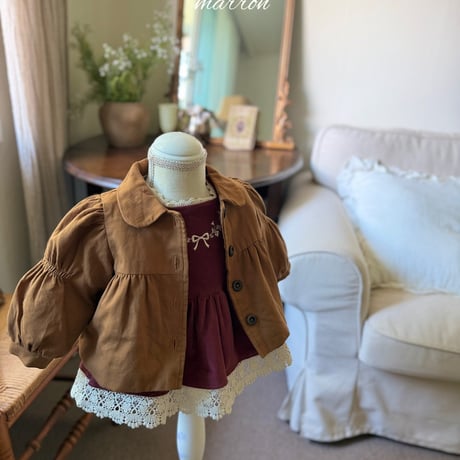 [予約] Bonbon Jacket/ marron