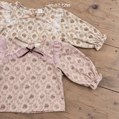 [予約] Lemon Blouse/ marron