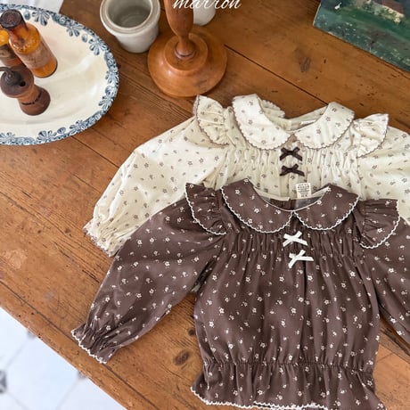 [予約] Shine Blouse/ marron