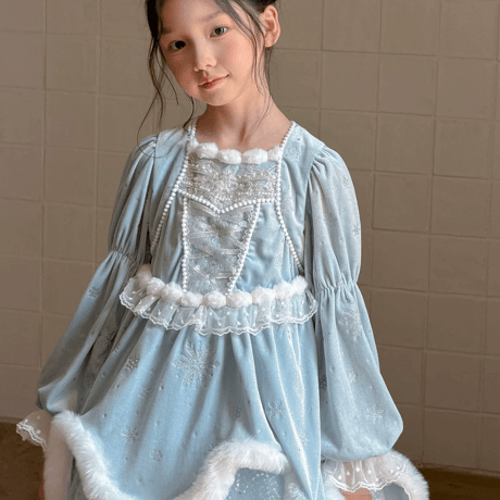 [予約] Frost Symphony Princess Dress(&Cape SET)