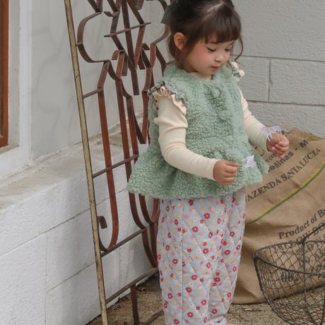 [予約] pposong fur vest/ Puella FLO