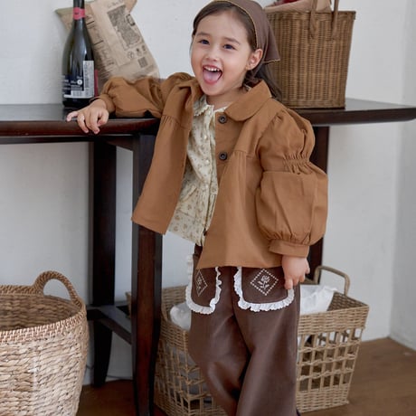 [予約] French blouse/ marron