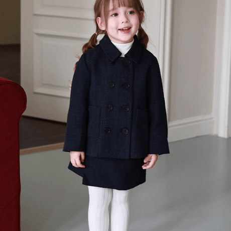 [予約] Regent Navy Jacket & Skirt Set